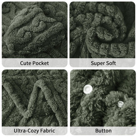 Dgsfmi travel-friendly blanket poncho for flights and trips.