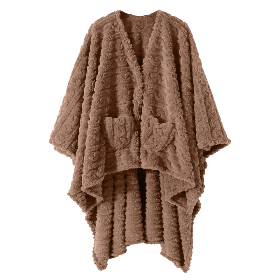 Dgsfmi wearable blanket poncho for hands-free warmth.