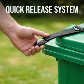 DHFFHY double metal claws deliver a secure grip on bin lids against wildlife.