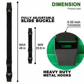 DHFFHY wind-tight seal keeps outdoor trash secure during gusty days.