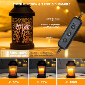 Dialan's Candle Warmer Lantern dimmer control for adjustable brightness and mood lighting.