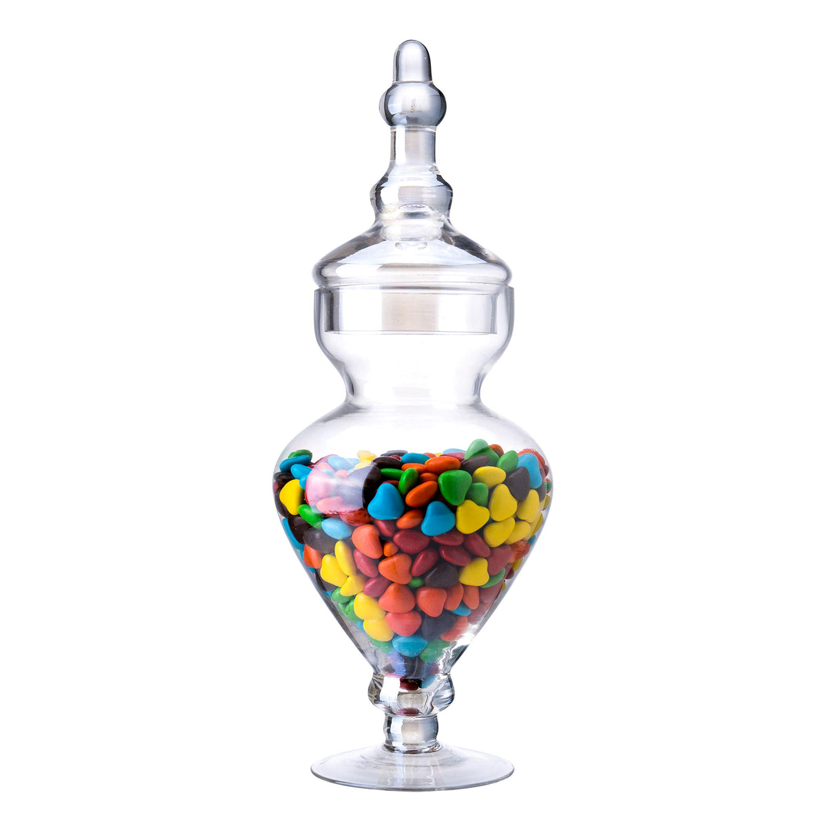 Diamond Star 20-ounce jar showcases snacks in a crystal-clear container