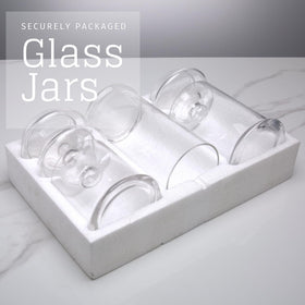 Diamond Star Glass Apothecary Jar large coffee pods keeps pods tidy and accessible.