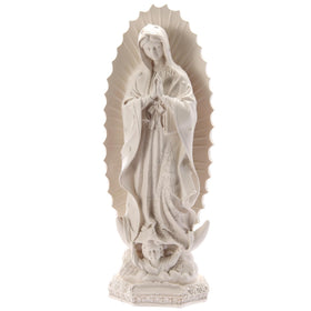 DICAFU Our Lady of Guadalupe statue front view for devotional home altar display