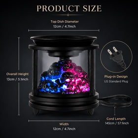 Dicimi 4-in-1 warmer supports wax cubes, oils, and cups for versatile use