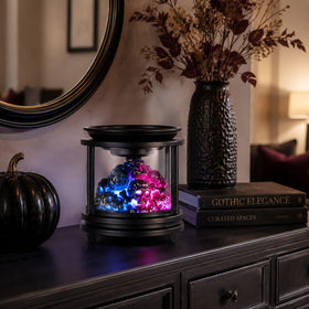 Dicimi skeleton design wax-melt warmer adds gothic decor and fragrance