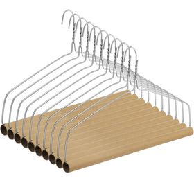 Didaey heavy-duty 18-inch drapery hanger in silver for heavy fabrics.