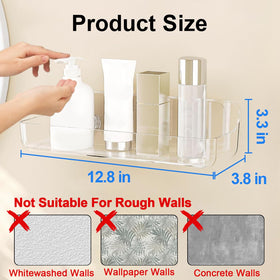Diesisa wall organizer for cosmetics and gadgets keeps vanity tidy.