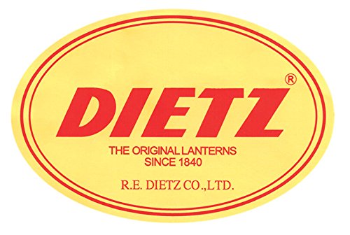 Dietz #76 original oil lantern blue side view, decorative and practical for outdoor use.