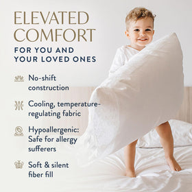 Digital Decor pillow stitching close-up demonstrates durable hotel-quality construction