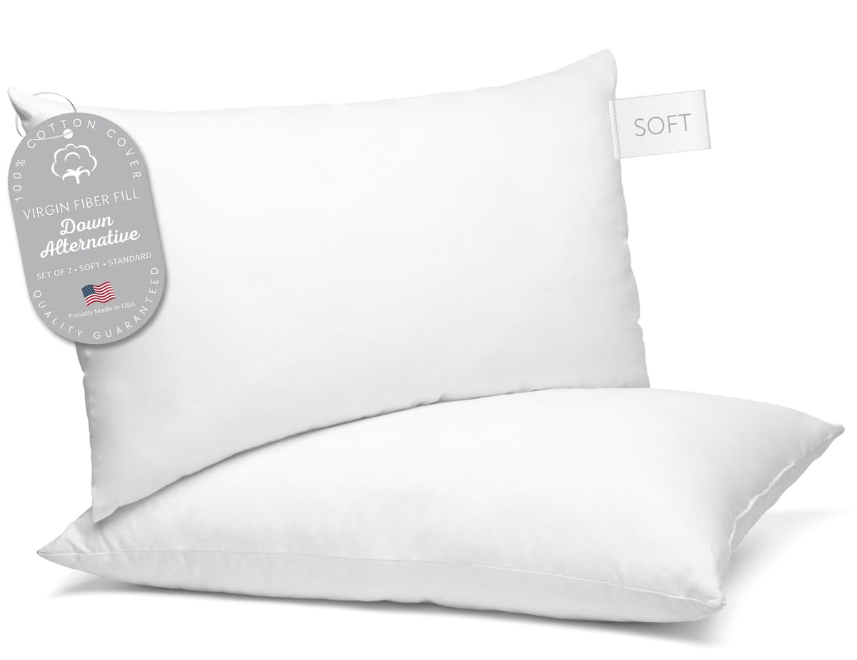 Digital Decor pillow front view with a luxurious hotel feel, ideal for side sleepers seeking soft support.