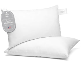 Digital Decor pillow front view with a luxurious hotel feel, ideal for side sleepers seeking soft support.