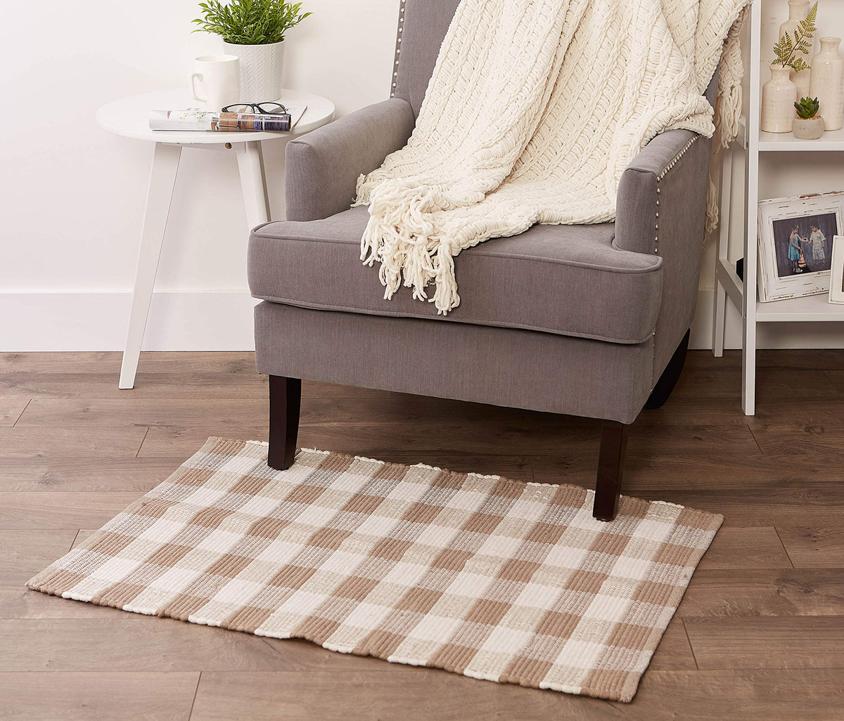DII durable rug for high-traffic areas with classic look.
