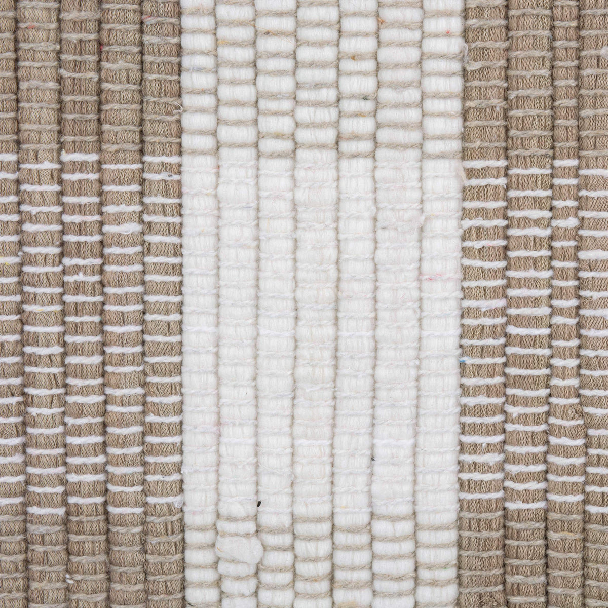 DII hand dyed reversible chindi rug, buffalo check, unique texture.