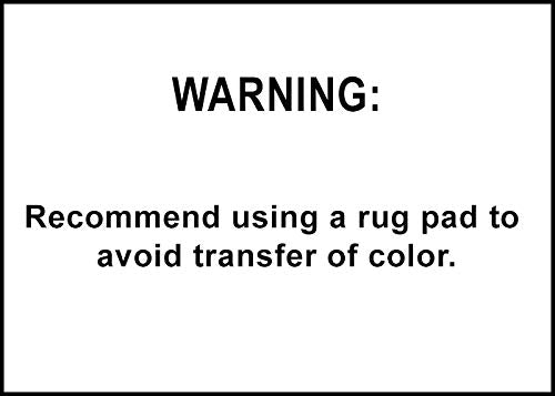 DII buffalo check rug with rug pad recommendation for secure placement.