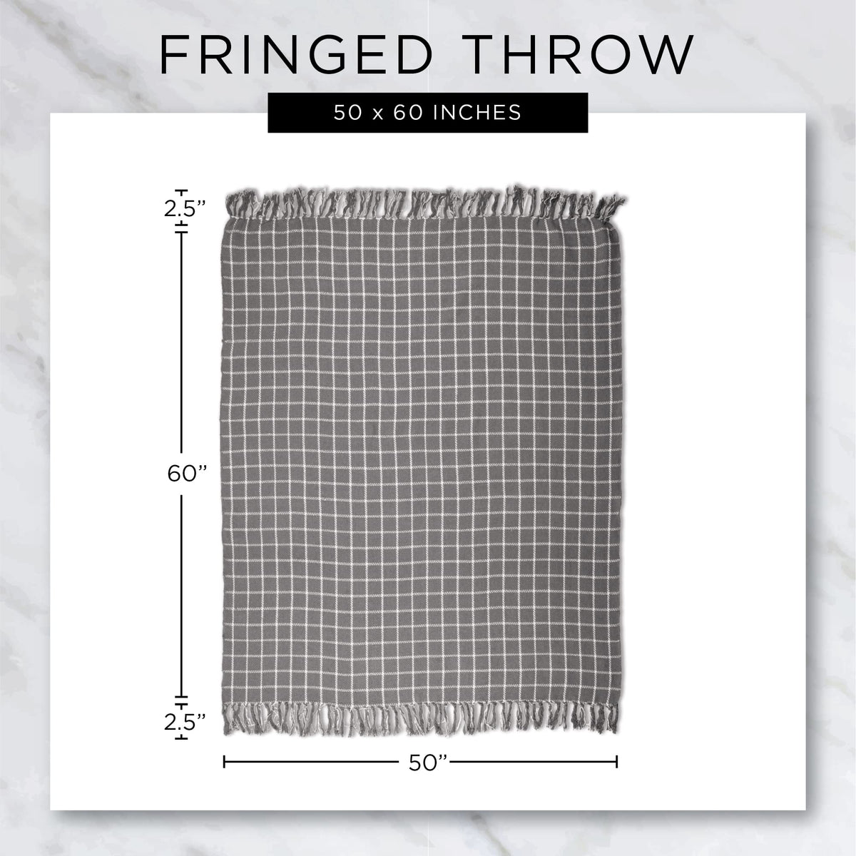 DII woven throw care guide: cold wash and tumble dry