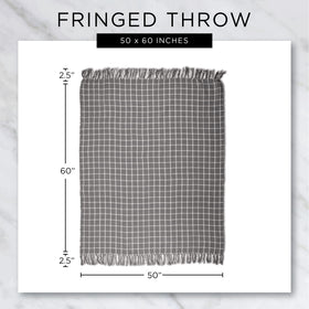 DII woven throw care guide: cold wash and tumble dry
