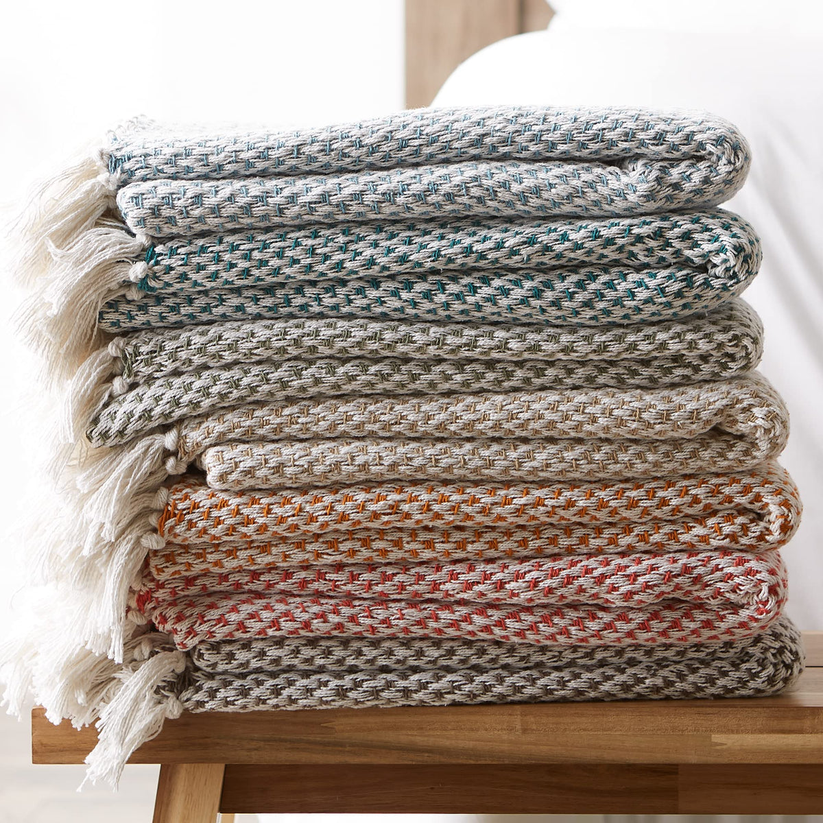 DII woven throw is a thoughtful housewarming gift idea