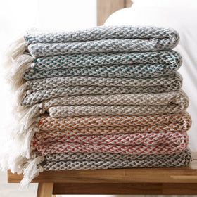 DII woven throw is a thoughtful housewarming gift idea