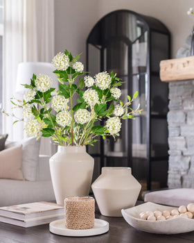 DILATATA artificial hydrangea with five heads per spray for lush arrangements