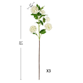Cream hydrangea centerpiece for weddings or home decor