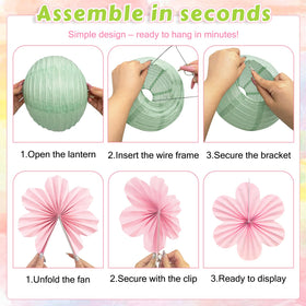 Dimhut easy clips enable quick setup without glue.