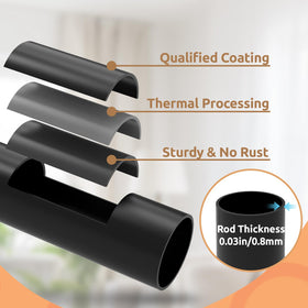 Dimili two-pack includes two 120-inch rods for extra-long setups.