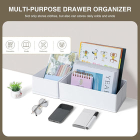 DIMJ baby clothes organizer bin keeps small outfits organized and breathable