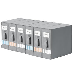 DIMJ bed sheet organizers with foldable design keep sheets neatly organized and accessible.