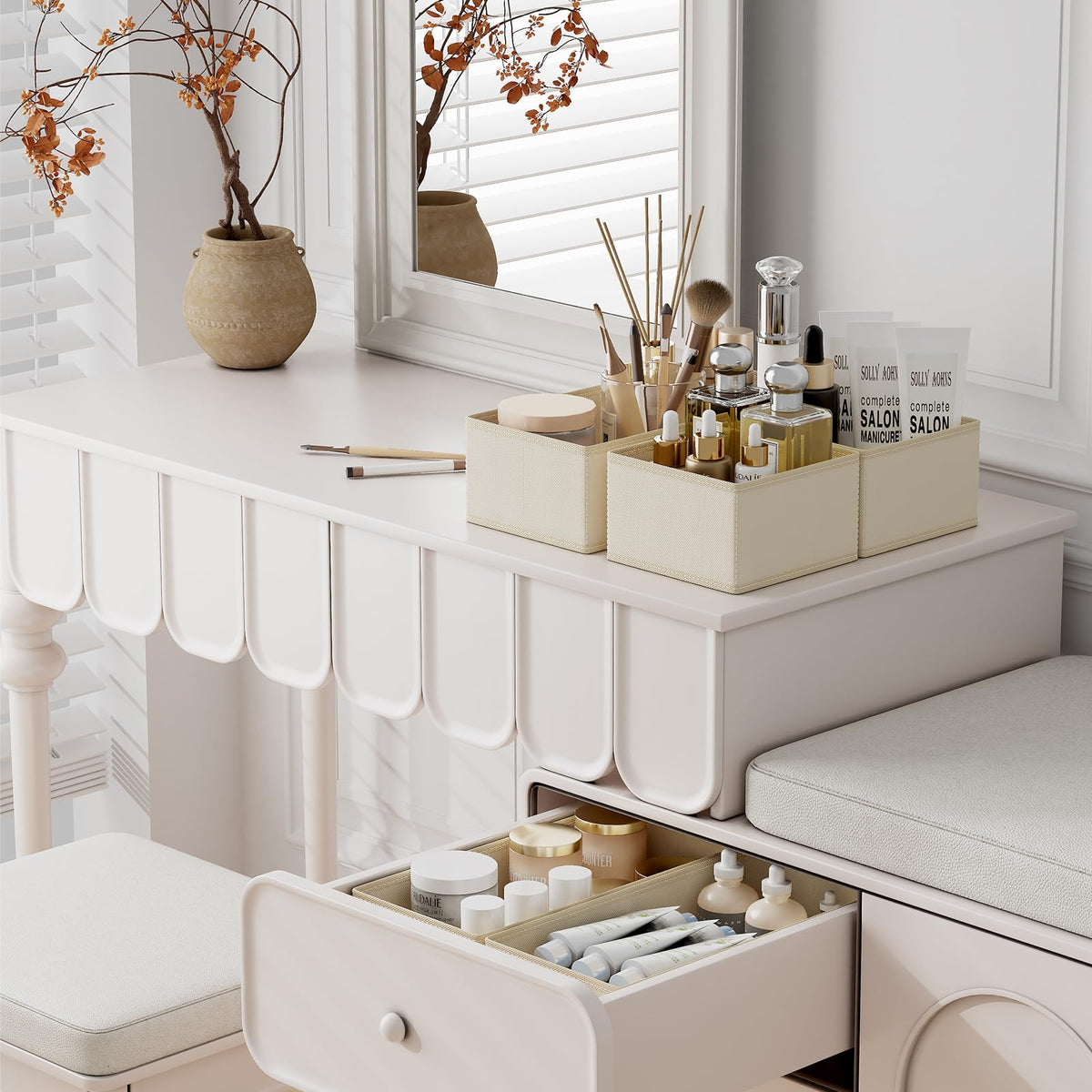 DIMJ closet-fit in bedroom shows flexible organization for daily use.