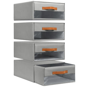DIMJ closet organizer drawer pull-out for easy access without moving other bins