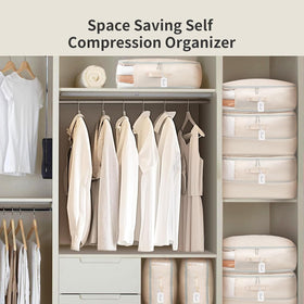 DIMJ Comforter Storage Bag offers large capacity for bulky items.
