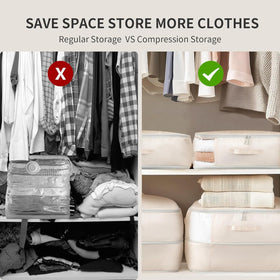 DIMJ Comforter Storage Bag ideal for decluttering seasonal items.