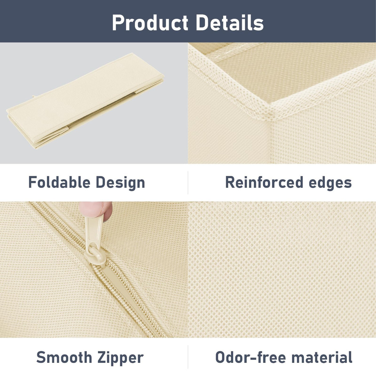 DIMJ neutral colors complement any room while organizing wardrobes.