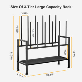 DIMJ free-standing side profile highlights rust-resistant frame and sturdy foundation