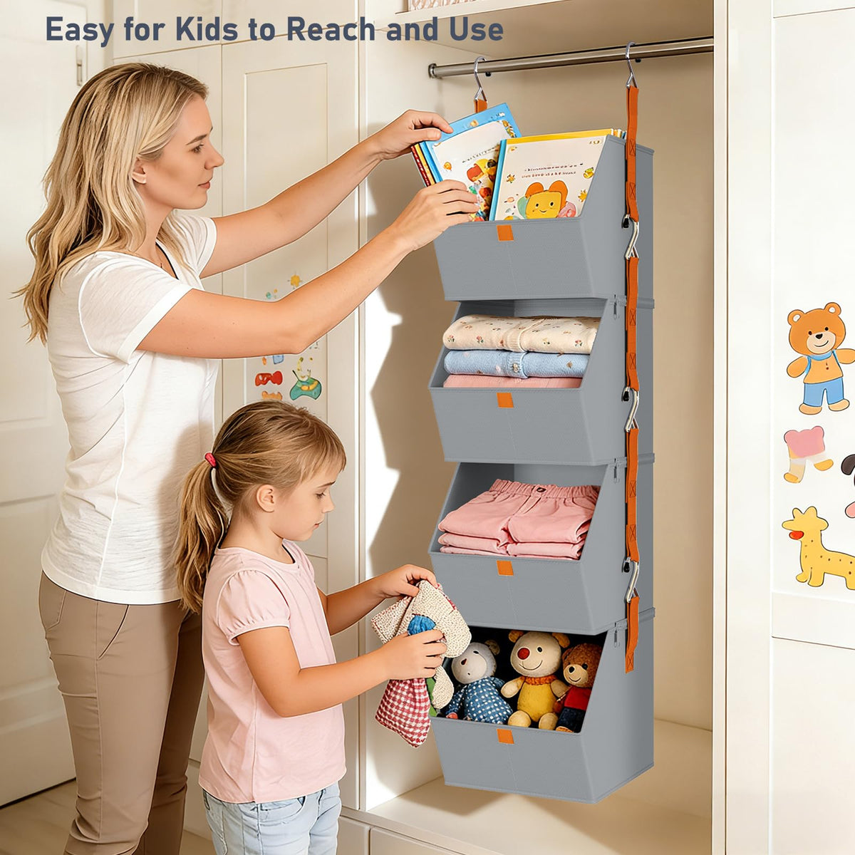 DIMJ base plate adds stability for daily closet use.