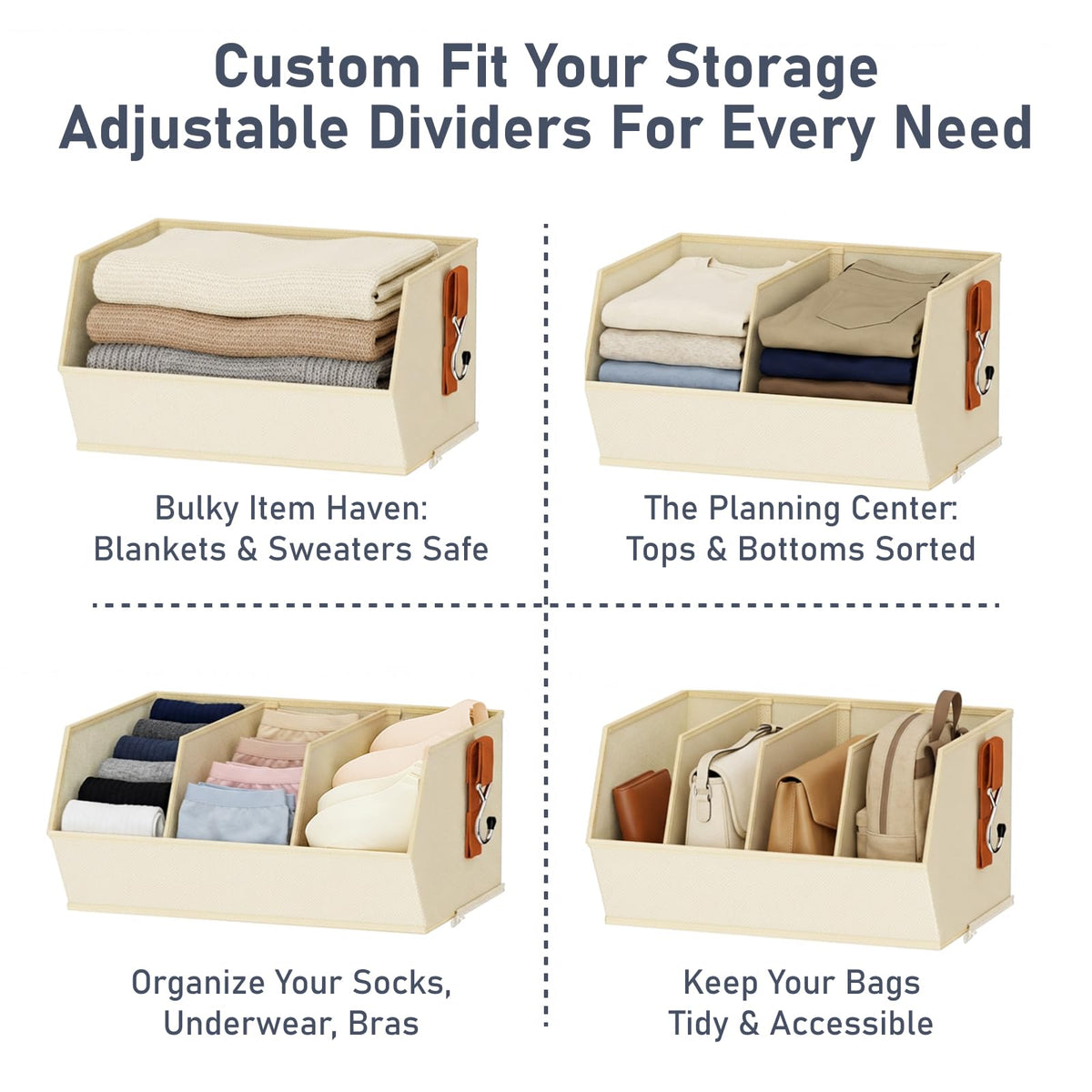 DIMJ Heavy-duty steel hooks provide secure hanging support.