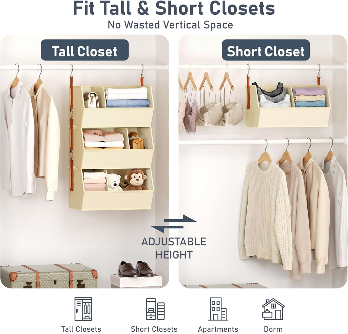 DIMJ Multi-scene storage suitable for dorms, apartments, and RVs.