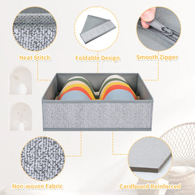 DIMJ non-woven fabric drawer dividers offering breathable, durable storage