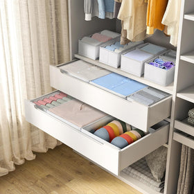 DIMJ nursery bedroom closet organizer for a calm, clutter-free space