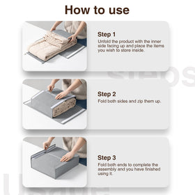 DIMJ perfect-fit size accommodates standard Queen or King sheet sets in tight closets.