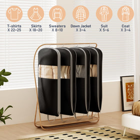 DIMJ side openings provide quick access to clothes