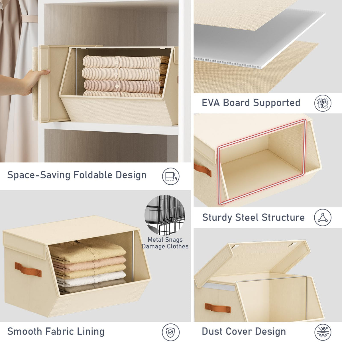 DIMJ collapsible design saves space when not in use.
