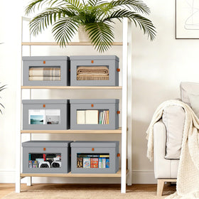 DIMJ large-capacity organizer fits blankets, sweaters, books, and more.