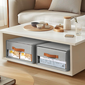DIMJ toy and clothes storage bin keeps bedrooms tidy and organized