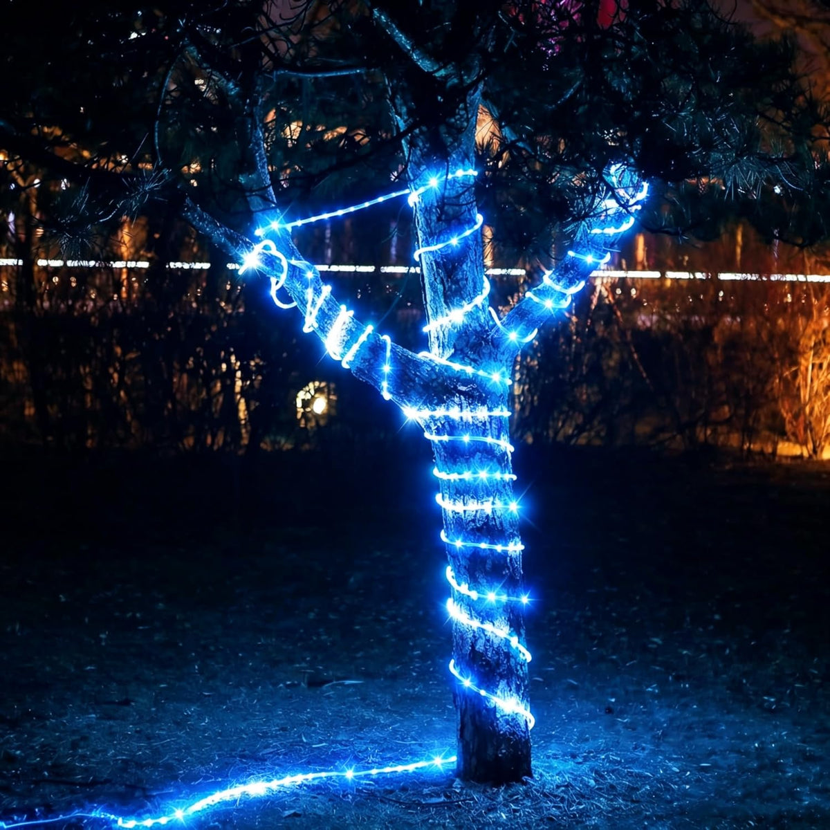 DINGFU connectable rope light for easy long runs