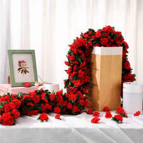 Dingion rose vine wall garden decor suits weddings and parties.