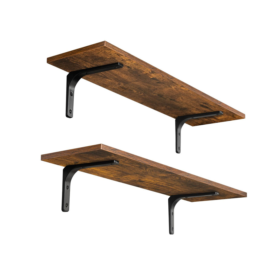 DINZI LVJ long wall shelves ready for assembly and quick setup