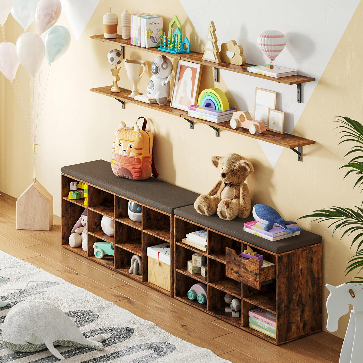 DINZI LVJ versatile shelves suit living room, bathroom, kitchen