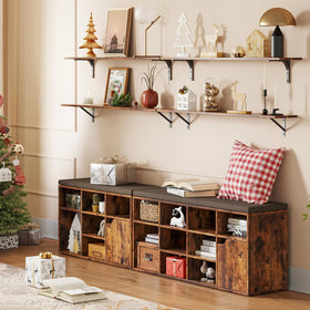 DINZI LVJ rustic brown woodgrain finish adds vintage charm